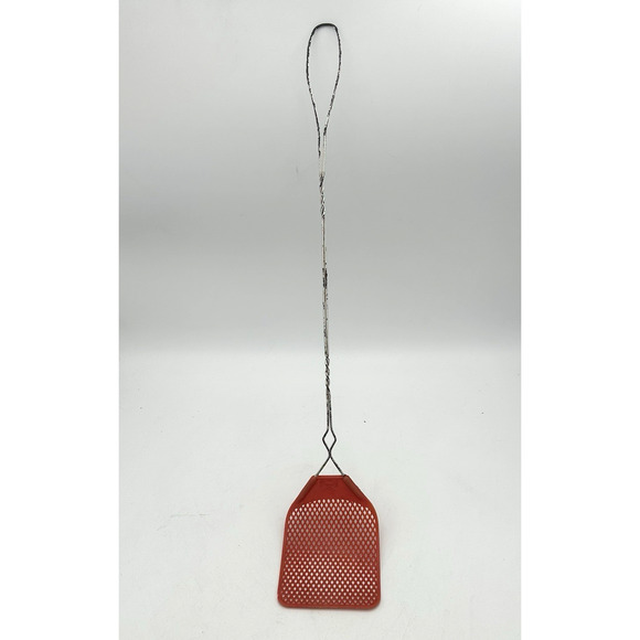 Chicken Farm House Theme Wall Handmade Wood Fly Swatter Holder - Picture 4 of 7